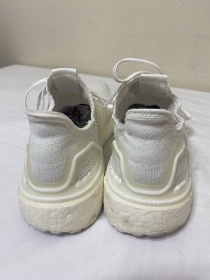 adidas Ultraboost 19 White Knit Athletic Running Shoes  display picture 2