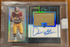 2018 Panini One RC AUTO ENCASED RPA Patch Derrius Guice SP Rookie #D only 49!!!
