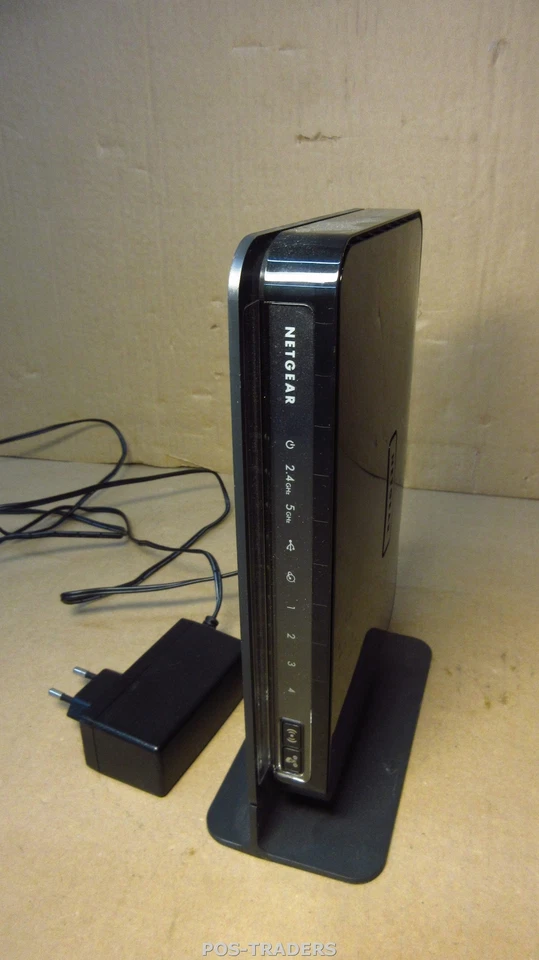Netgear WNDR3700 v2 N600 Wireless Dual Band Gigabit Router 300 Mbps - INCL PSU