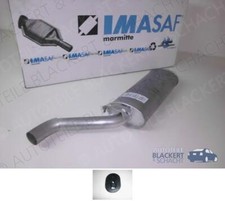 IMASAF ESD Auspuff Endtopf für Saab 9000+Schrägheck 2.0+2.3 -16 Turbo 1989-1998