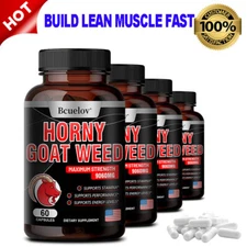 Horny Goat Weed 9060 Mg Capsules High Strength Organic Icariin