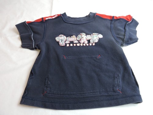 Vintage LEGO WEAR Embroidered T-shirt - Kids Size 4 - Construction Workers - Picture 8 of 13