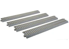 Kato 2-152 HO Scale Unitrack Straight Track w/ Concrete Ties (4PCS)