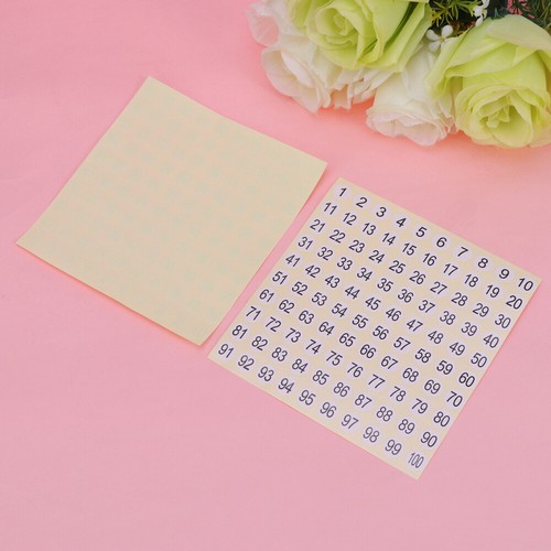 15 Sheets White Number Stickers Number Tags Stickers Coded Numbered Label - Picture 11 of 11