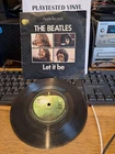 the beatles LET IT BE VG- APPLE VINYL 45 RECORD 7YCE 21408-1U APPLES CROSSED OUT