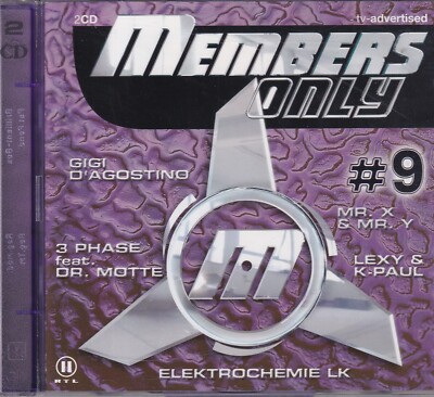 Members Only - Vol.  9 - Dr. Motte, Lexy & K-Paul u.a. -Doppel-CD-642- near mint