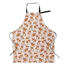 Cute Aprons For Women Men With Pockets Adjustable Neck Kitchen Cooking