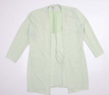 Frenchie Womens Green Jacket Blazer One Size