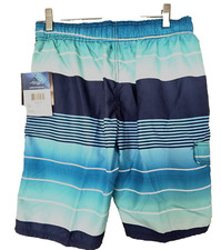 KANU New with tags Surf Cargo Swim Trunks Men's Size Medium Multicolor Stripes