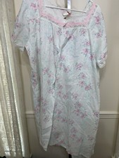B O G Vintage Floral Nightgown  Robe New 2X