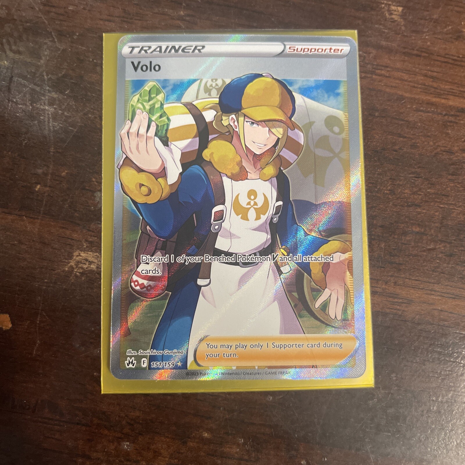 Volo (Full Art) 151/159 Crown Zenith Holo NM