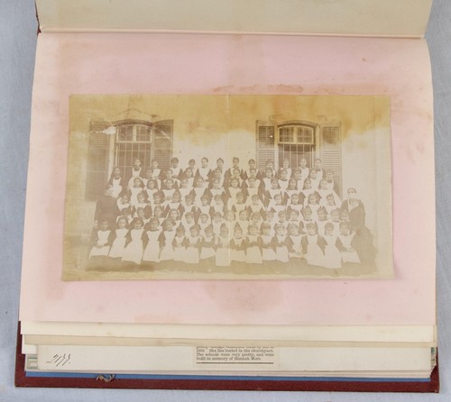 SCRAPBOOK 1830s to 1880s lots of ephemera photos MISSOURI Nazareth Orphanage - Picture 23 of 24
