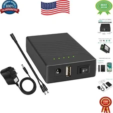 Rechargeable 12V Lithium-Ion Power Bank with Charger - Perfect for On-the-Go Use