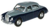 Oxford 76MGZ002 Mgzb Saloon Stahl Blau - Mineral 1/76 MaßStab Verfolgt 48 Post