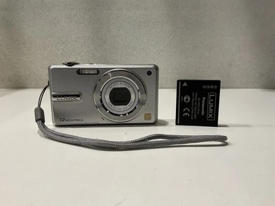 Panasonic Lumix DMC-F3 Argento 12 Mp Funzionante Fotocamera Digitale - Imagen 1 de 4