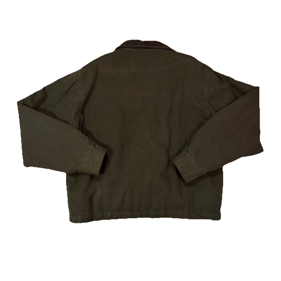 Vintage Old Navy Detroit Style Mechanic Jacket Mens Small Corduroy Collar - Image 3 of 4