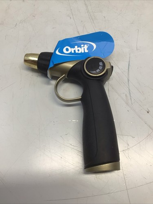 #ad Orbit 56951 Thumb Control Adjustable Compact Zinc Nozzle with Finger Tip Flow $14.95