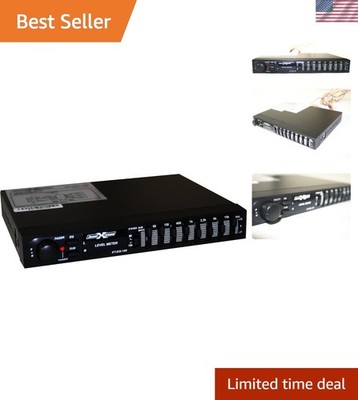 Compact Wireless 7-Band Graphic Equalizer with Adjustable Gain - Black ST-EQ-180