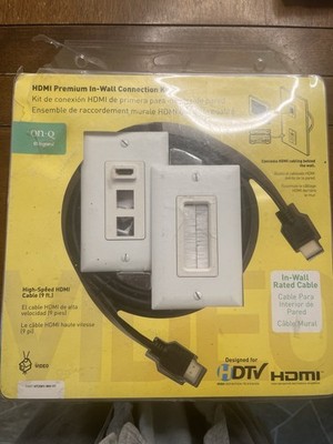 Legrand HDMI Premium In-wall Connection Kit HT2001-WH-V1