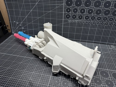 #ad #ad Electrolux Washer Dispenser Housing w Valve P#134964020 137108710 134637810 $84.60