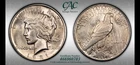 1921 1$  Silver High Relief Peace Dollar MS62 CAC/CACG