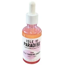 Isle of Paradise Face & Body Self Tanning Drops Dark  50 ML 1.69 OZ