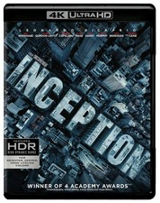 Inception 4K UHD Blu-ray Leonardo DiCaprio NE...