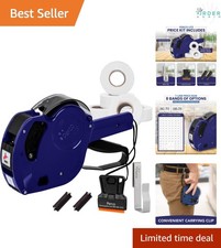 Price Gun Kit with Labels Ink Rollers Easy to Use Retail Pricing Inventory