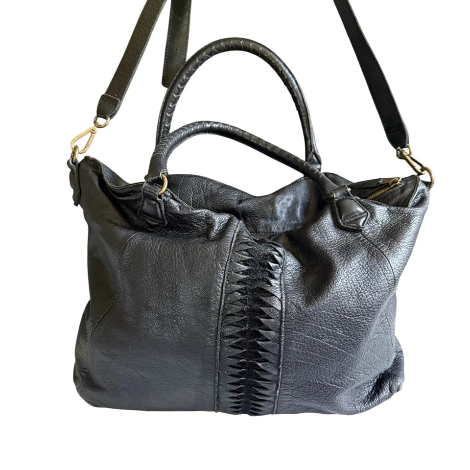 Bolsa tiracolo feminina de couro vintage Liebeskind Berlin Anessa viagem - Imagem 3 de 4