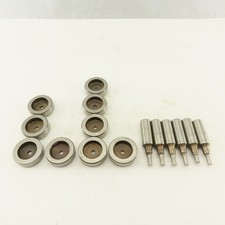 .221 Tol Round Hole Die CNC Turret Punch Shank .625 Lot Of 15