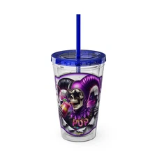 Smoothies Collection ~ PURPLE HAZE ~ Sunsplash Tumbler with Straw, 16oz