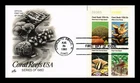 Dr Jim Stamps Coral Reefs USA Setenant Plate Block First Day Cover Artcraft