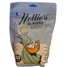 Nellie's All Natural Laundry Soda 50 Loads 1.6 lbs Hypoallergenic Brand New