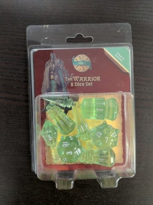 PolyHero Warrior 8 Dice Set - Wraith Knight