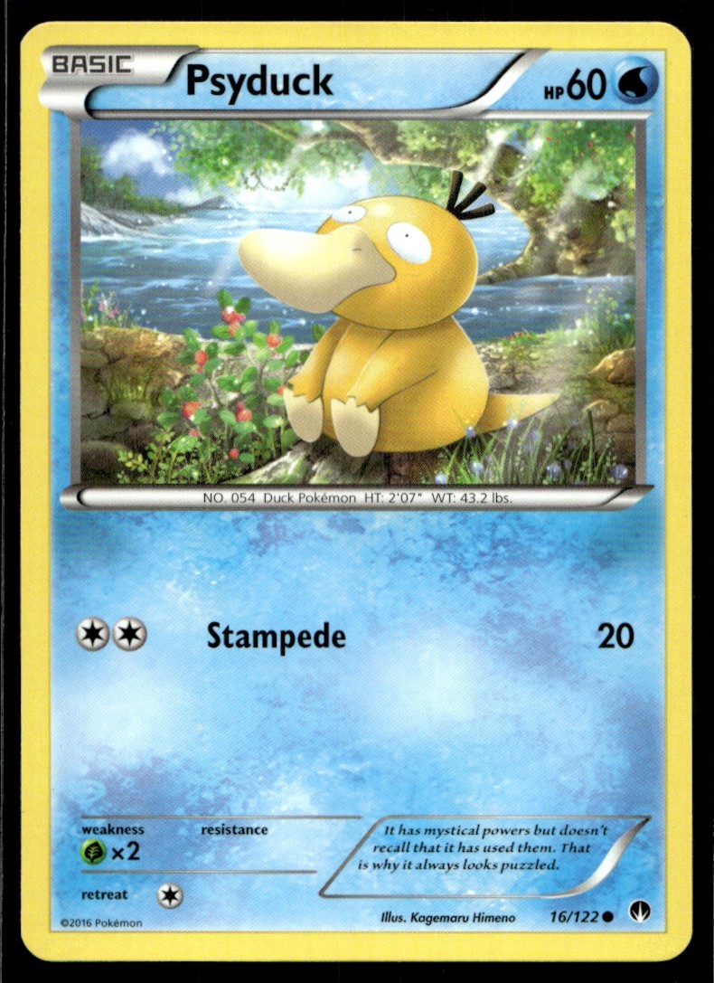 Psyduck XY - BREAKpoint 16/122 LP Pokemon TCG | Buy10 Get10 Free