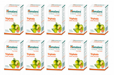 10X Himalaya TRIPHALA 600 Tabs - Long Expiry & Free Shipping