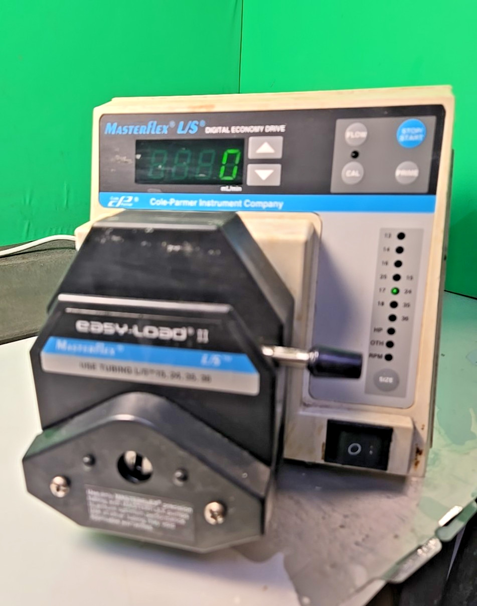 Cole-Parmer MasterFlex 7550-50 Digital Drive w/ Easy-Load II | Tested Good