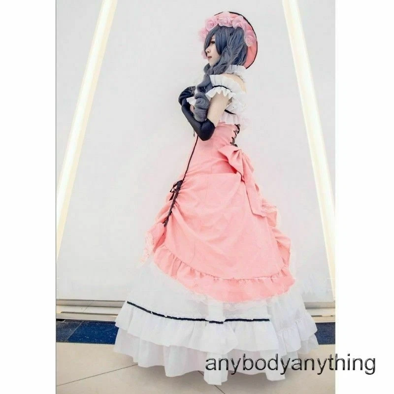 Women Lolita Victorian Gothic Dress Ruffle Steampunk Evening Vintage Cosplay New - Image 4 of 4