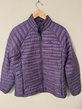 LL Bean Women's M Ultralight 850 Down Winter Puffer Jacket Purple DOWNTEK PERTEX