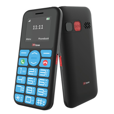 TTfone TT190 günstiges mobiles einfaches Notruftelefon & PAYG EE SIM Karte Netzwerk
