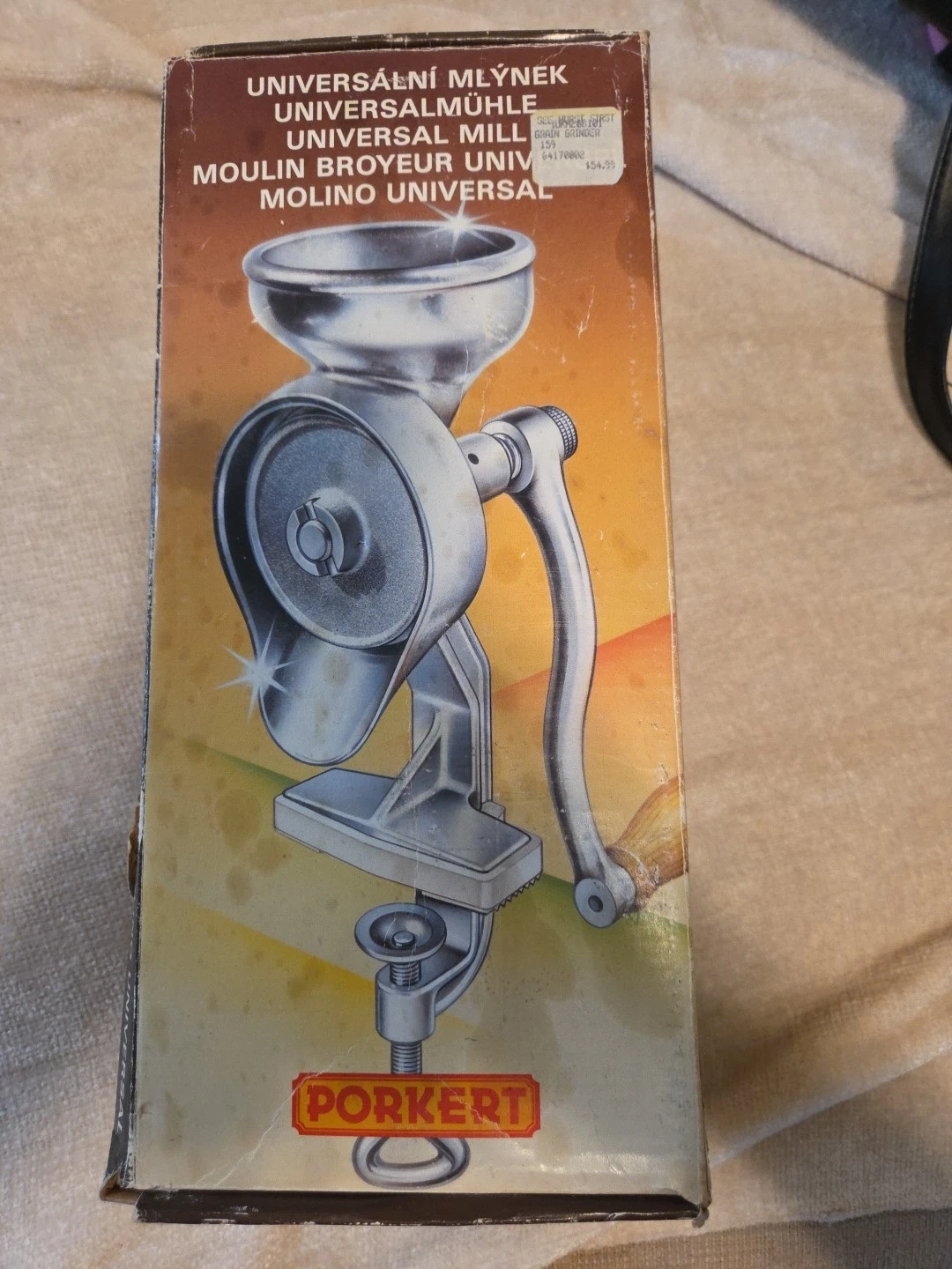 Vintage Porkert Universal Mill Grinder UM75 Coffee Beans Cereals Spices Seeds