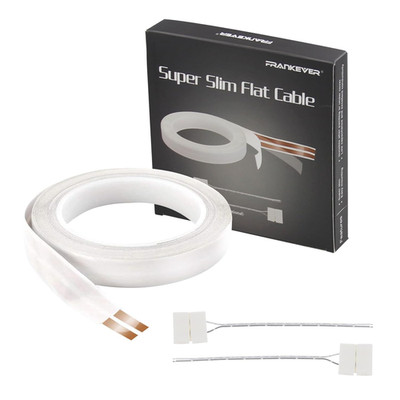 FRANKEVER 23Gauge Hidden Super Flat Audio Cable Suitable for Audio Wire LED Ligh