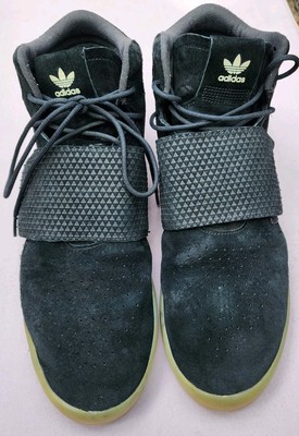 Adidas Tubular Invader Strap BB5037 Mens Casual Black Shoes, Sneakers Size 13