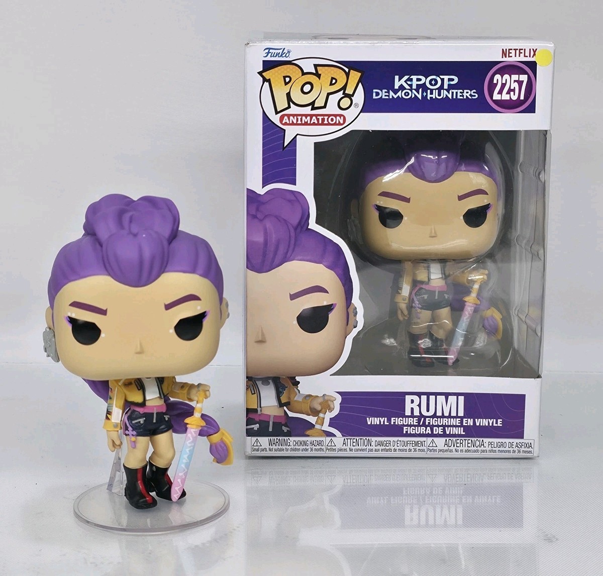 Demon Hunters Rumi #2257 K-Pop Funko Pop! Animation Kpop Figure w