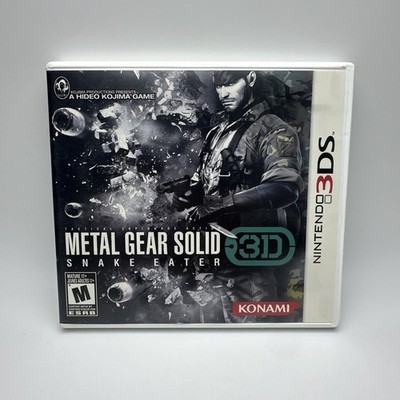Metal Gear Solid 3D Snake Eater  (Nintendo 3DS, 2012) CIB