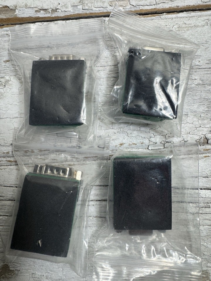 Lot of 4 DB9 RS-232 Male Screw Terminal Breakout Adapters | eBay