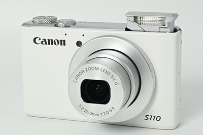 Mint+] Canon PowerShot S110 White 12.1MP 5x Compact Digital Camera
