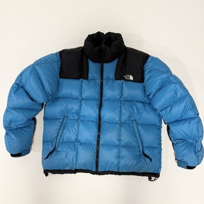 mens puffer blue north face down jacket
