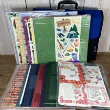 Huge Lot Scrapbook Paper And Supplies, Variety, New and Used