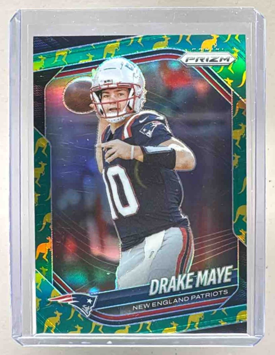 Drake Maye 2025 Panini Prizm #165 Kangaroo /61